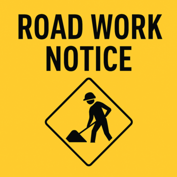 Road Work Notice